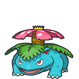 pokemon venusaur sprite|female venusaur.